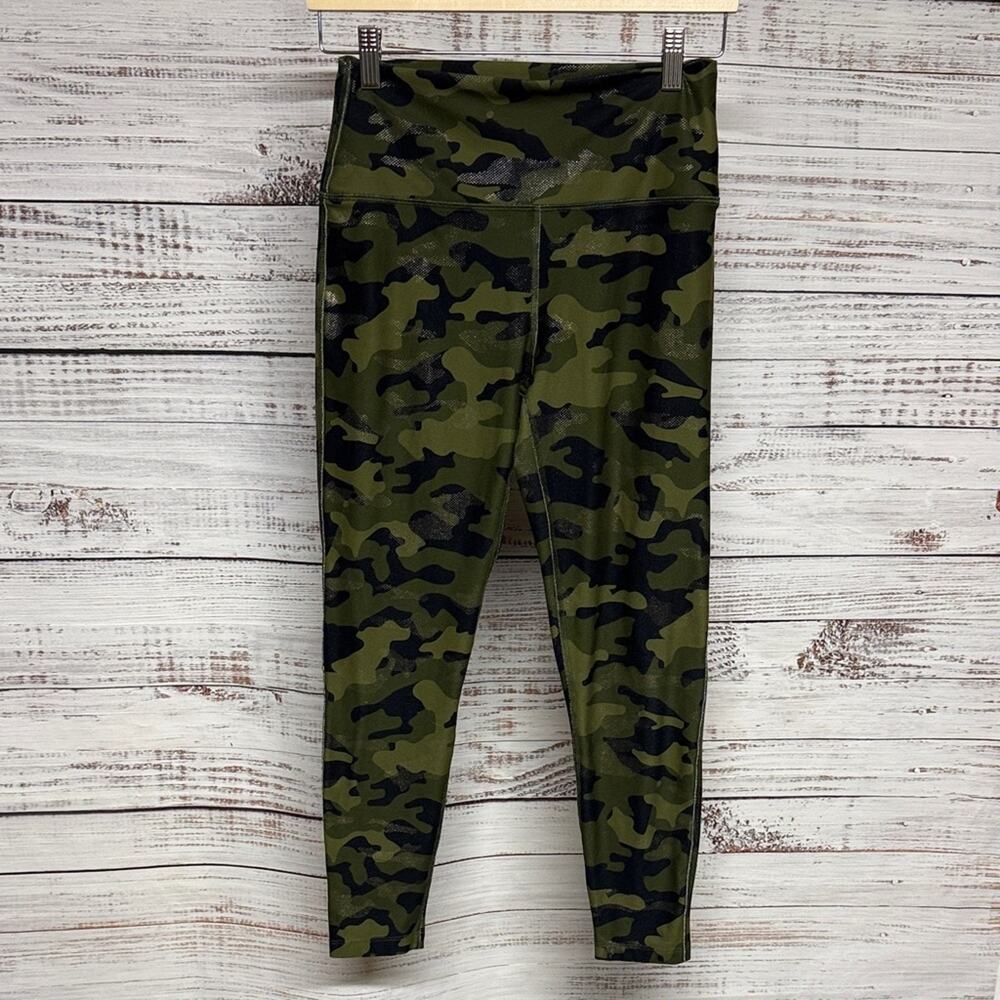 Betsey Johnson Camo Leggings Green Medium